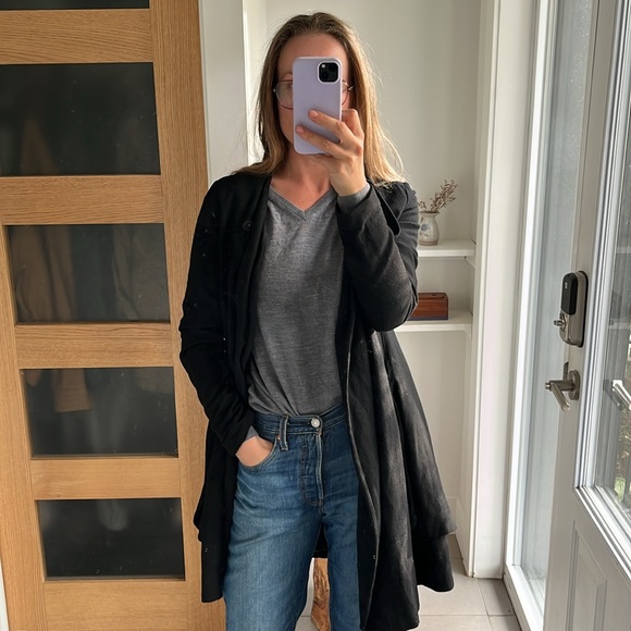 Sarah Pacini Jackets & Blazers - SARAH PACINI black wool blend jacket, size 0/XS